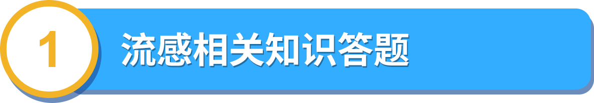 流感相关知识答题